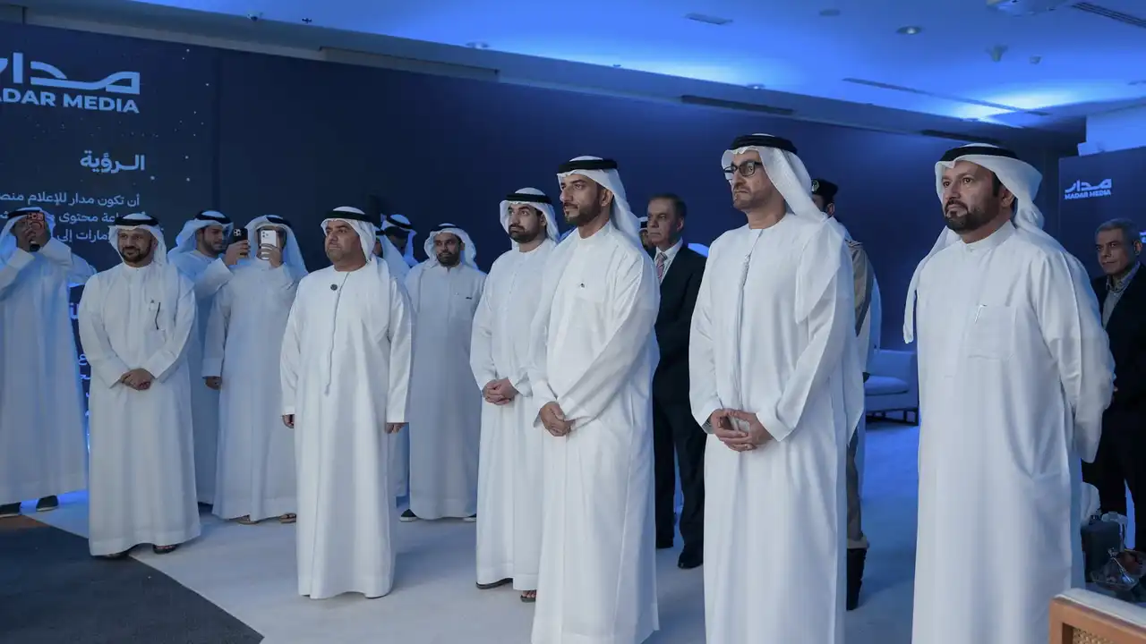 سلطان بن أحمد يفتتح مدار للإعلام في الشارقة